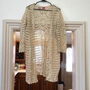 Crocheted sweater